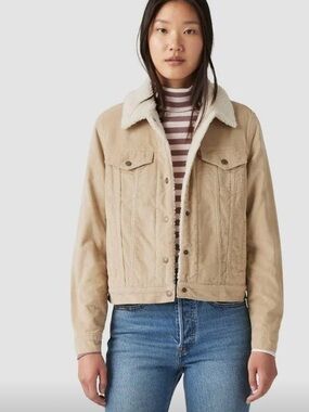 Levi's ORIGINAL SHERPA TRUCKER JACKET sz Small NEW